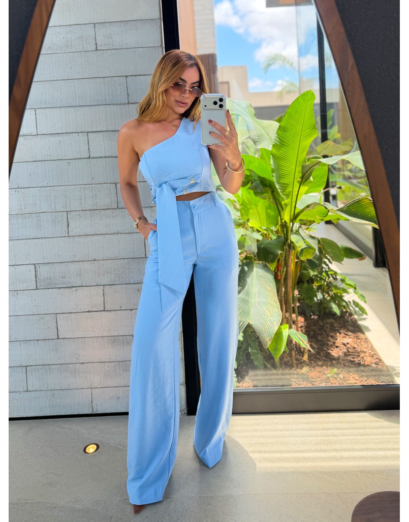 Conjunto Calça Felicity Azul