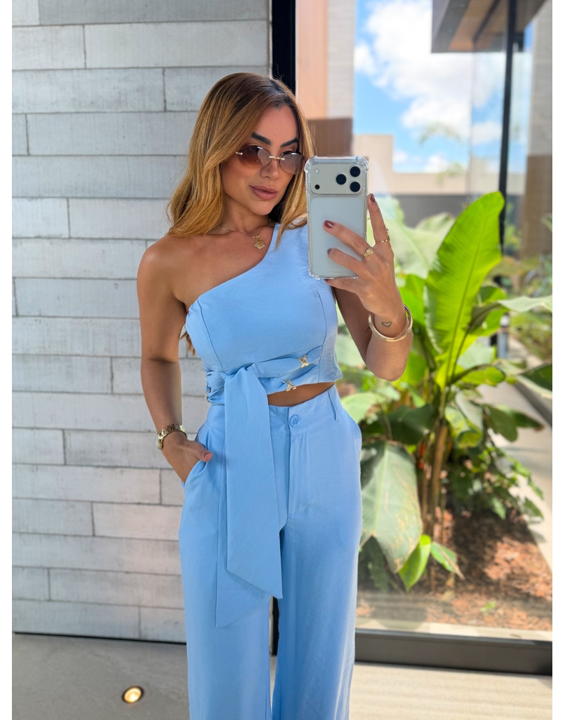 Conjunto Calça Felicity Azul