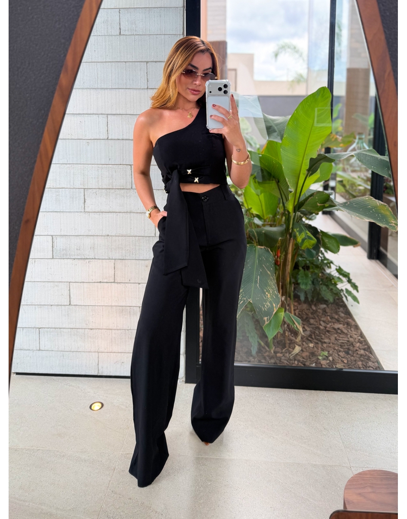 Conjunto Calça Felicity Preto