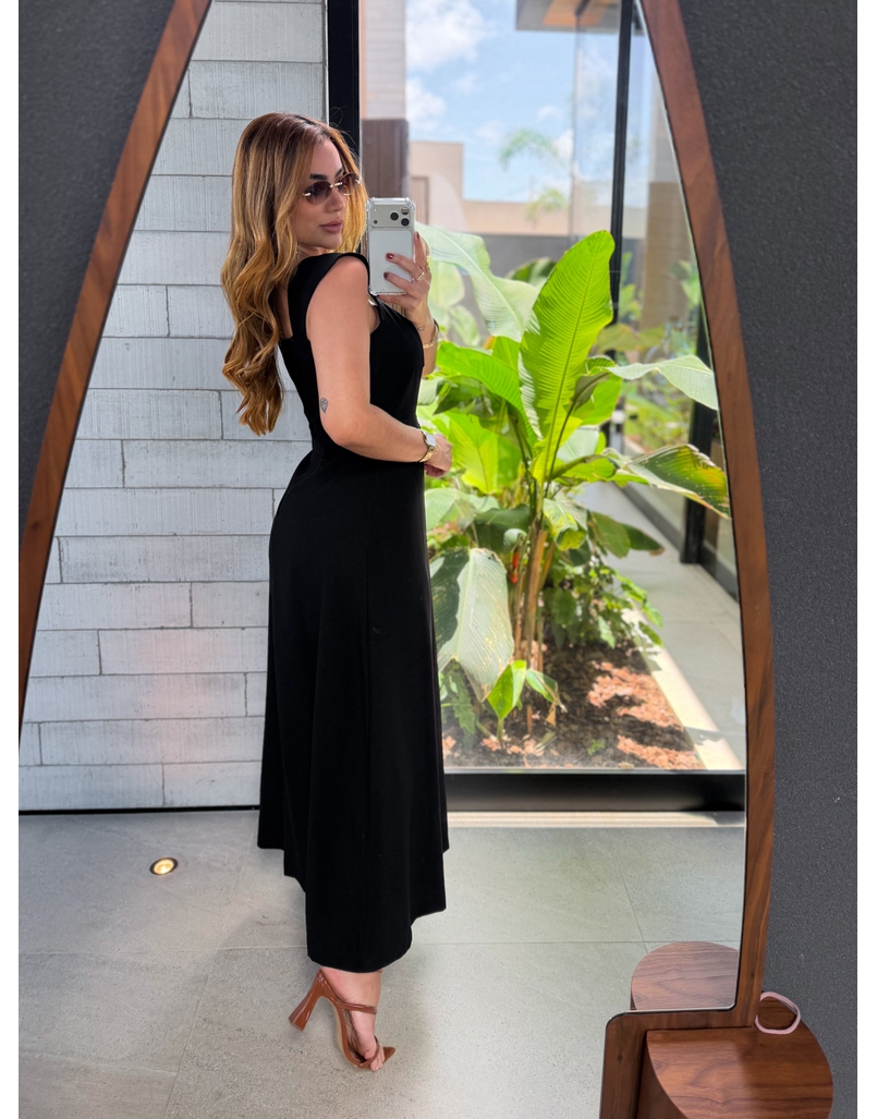 Vestido Alça Kali Preto