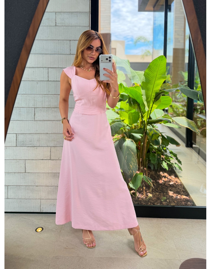 Vestido Alça Kali Rosa