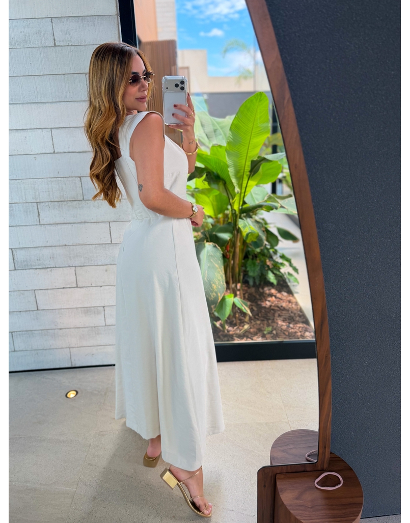 Vestido Alça Kali Areia