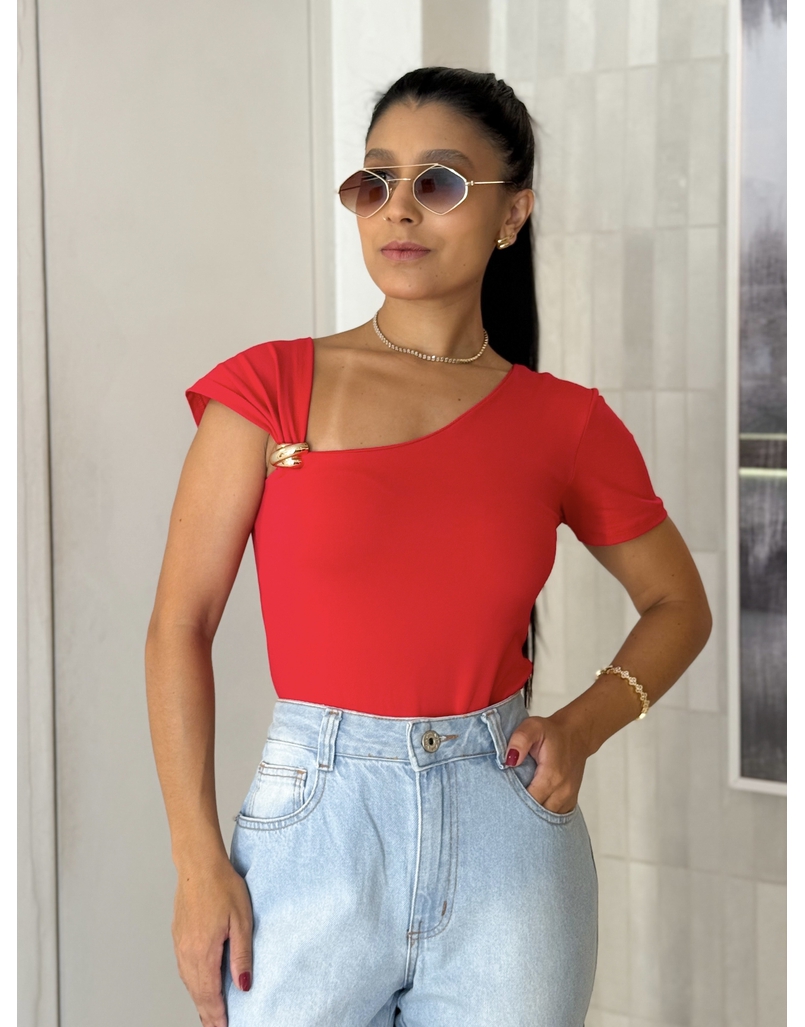 Body Metal Lais Vermelho