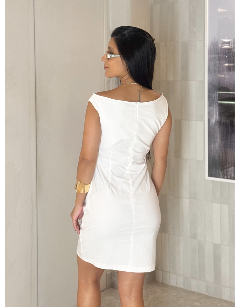 Vestido Regata Giulia Branco