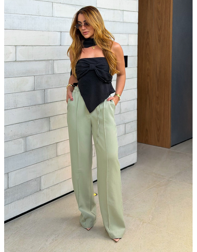 Calça Pantalona Sara Oliva