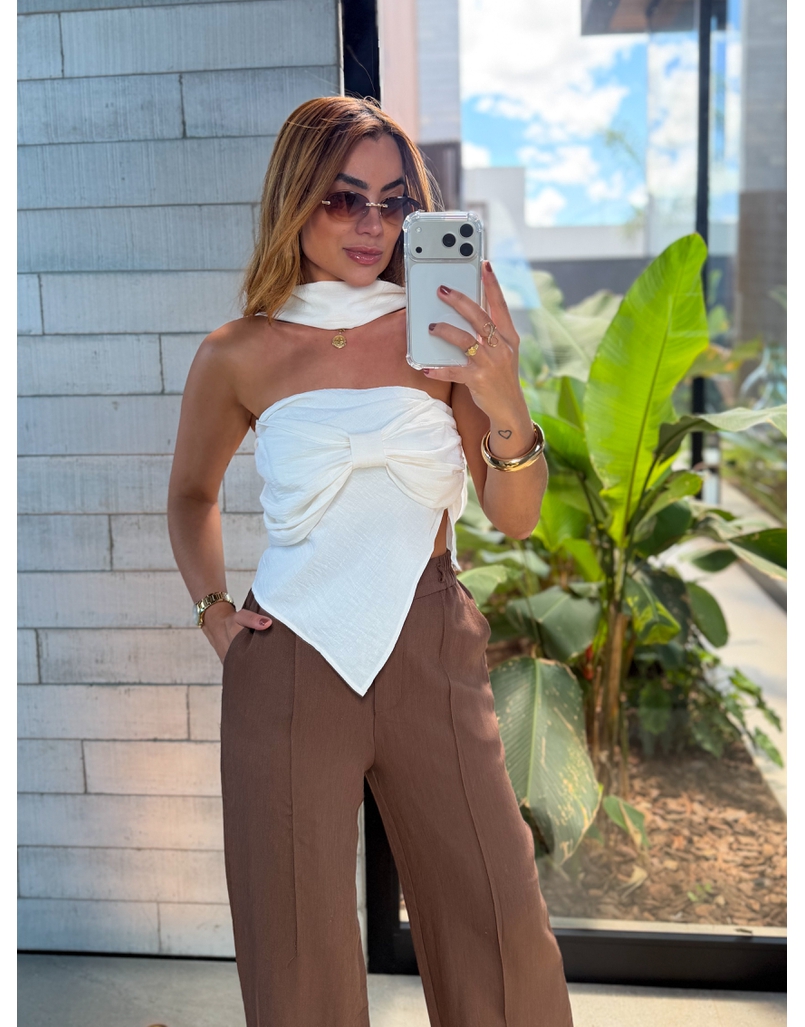 Blusa Tomara que Caia Samanta Off