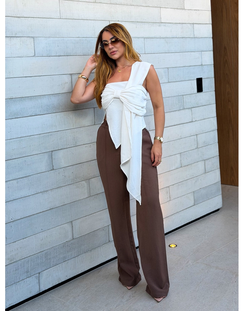 Blusa Tomara que Caia Samanta Off