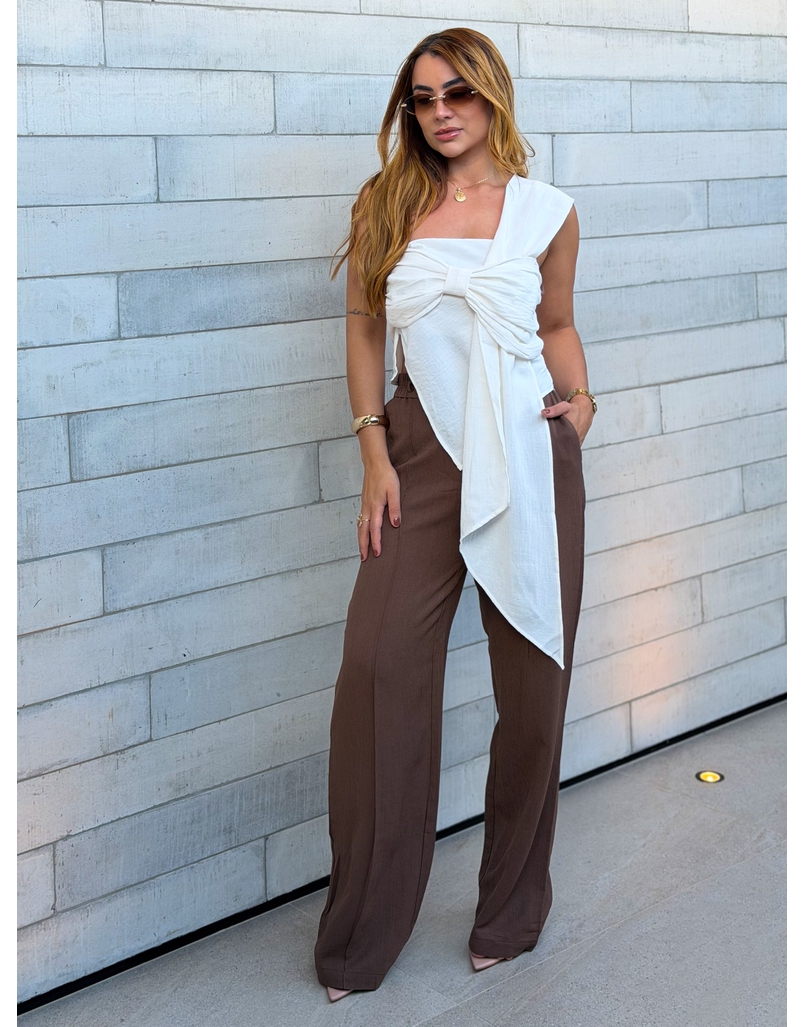 Blusa Tomara que Caia Samanta Off