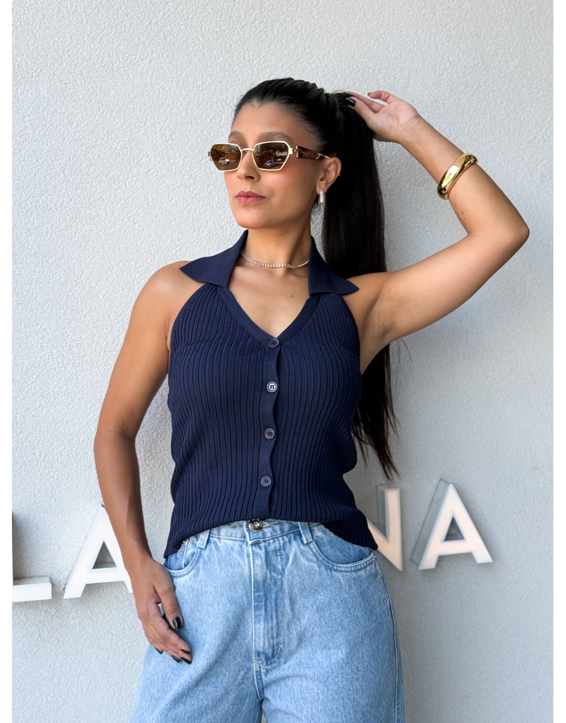 Blusa Tricot Frente Única Miranda Marinho 
