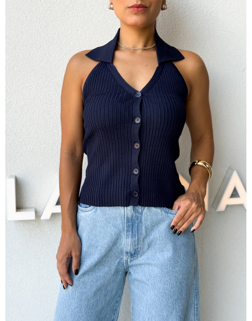 Blusa Tricot Frente Única Miranda Marinho 