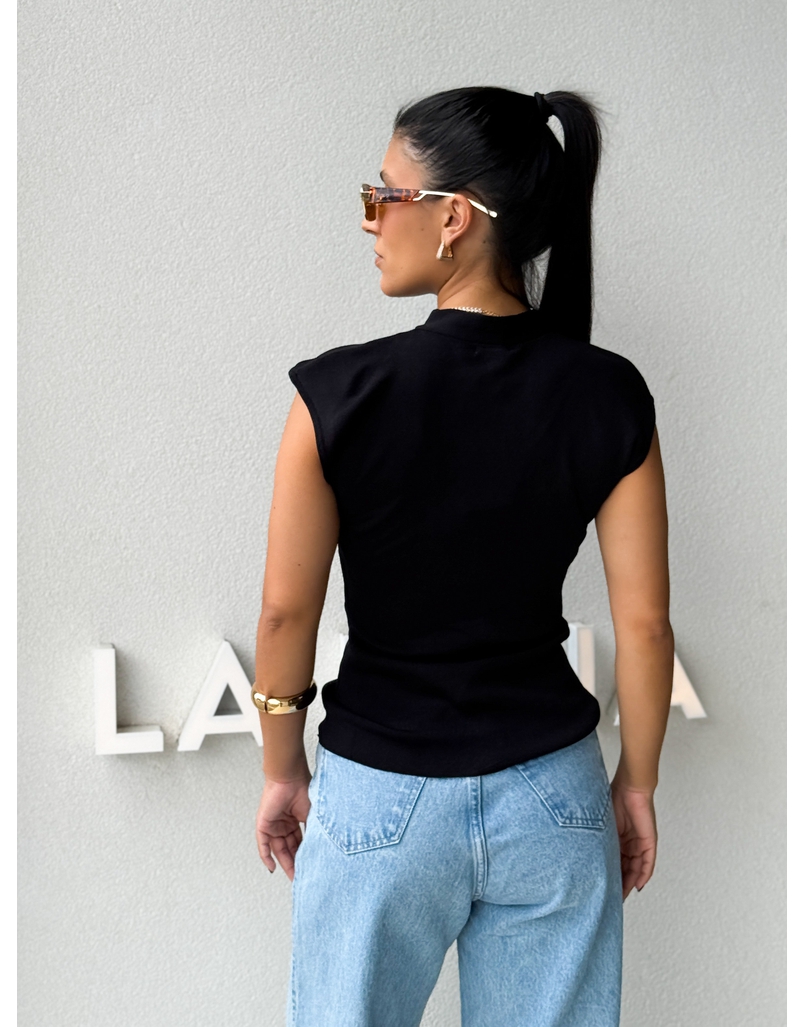 Blusa Amarração Giselle Preta