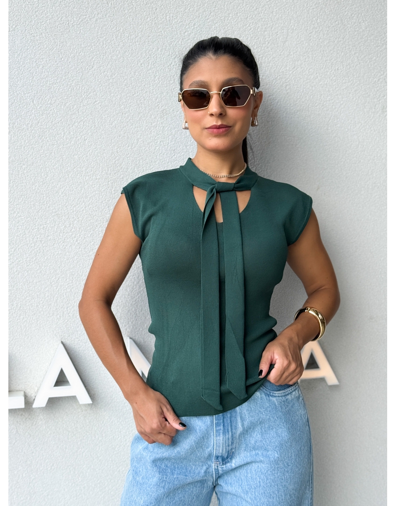 Blusa Amarração Giselle Verde
