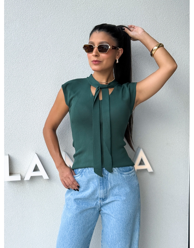 Blusa Amarração Giselle Verde