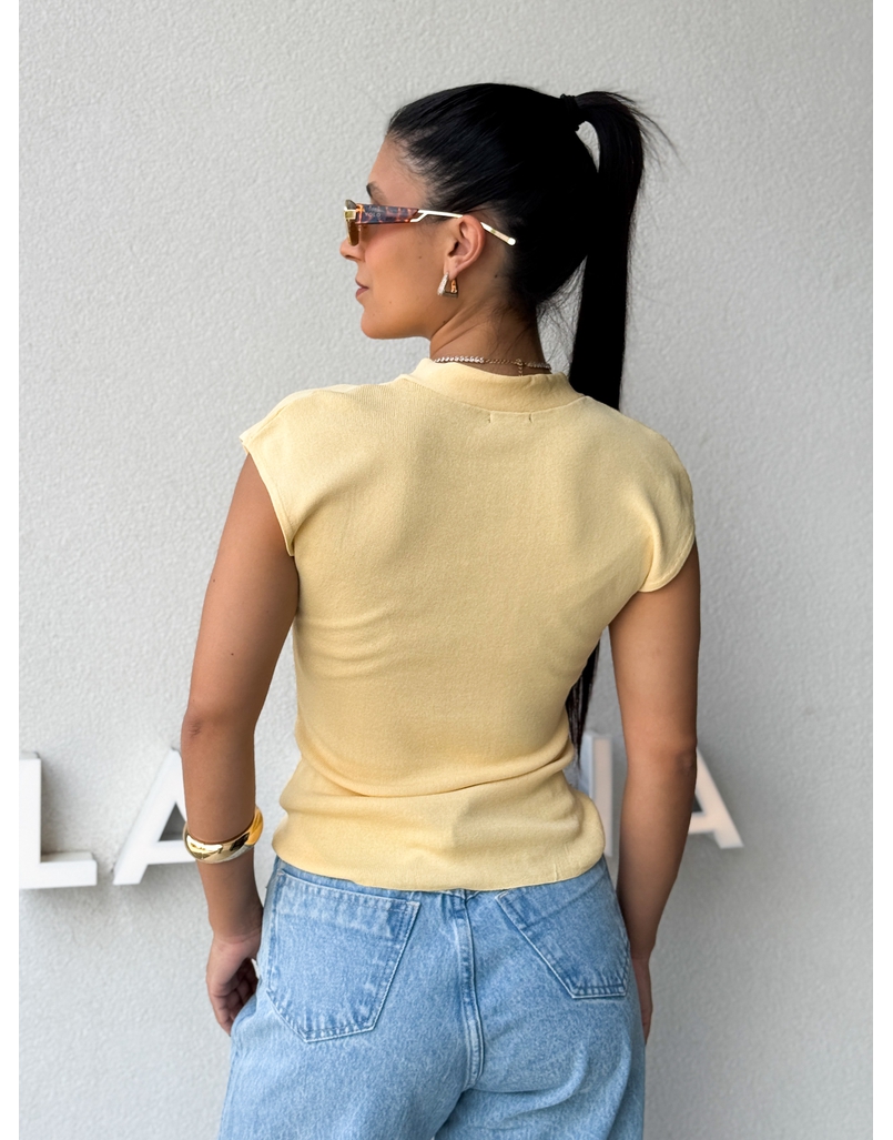 Blusa Amarração Giselle Manteiga