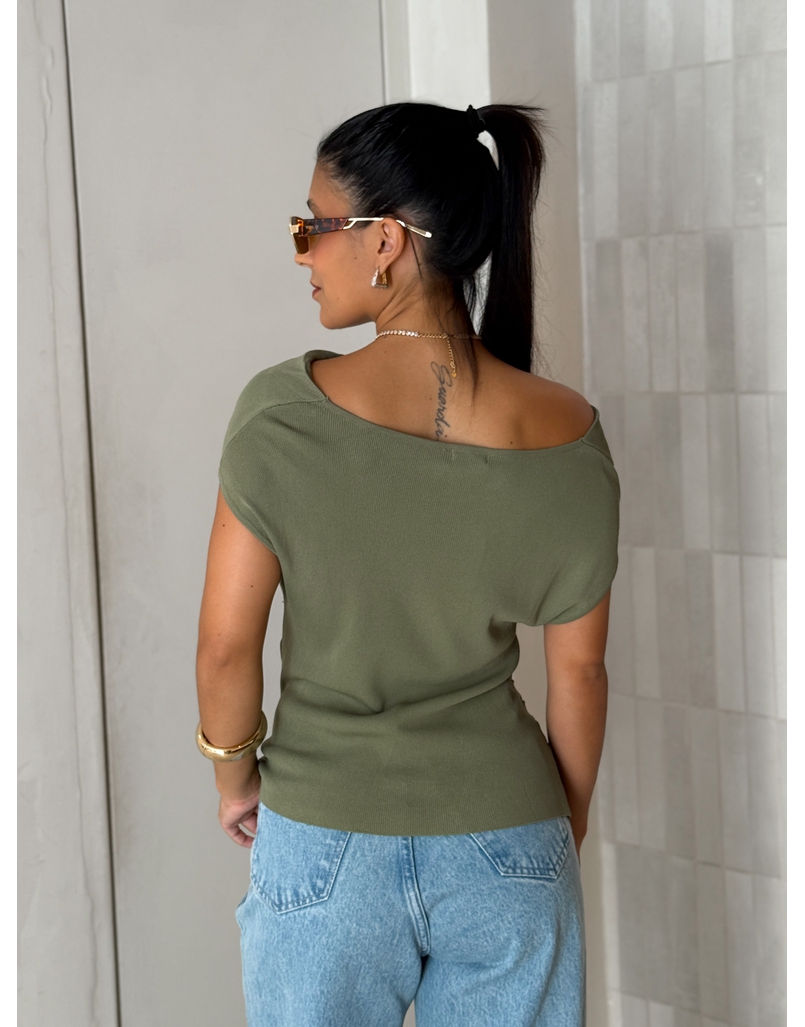 Blusa Tricot Light Úrsula Verde