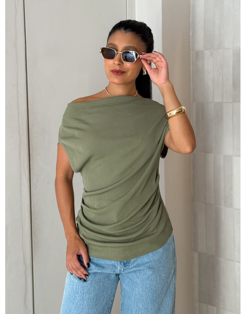 Blusa Tricot Light Úrsula Verde