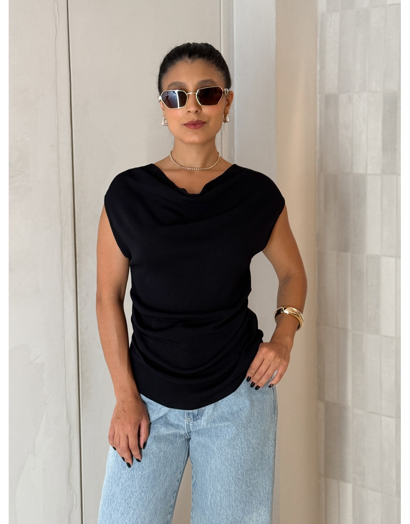 Blusa Tricot Light Úrsula Preta