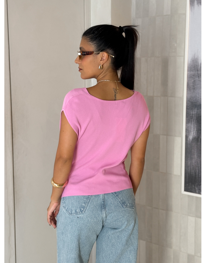 Blusa Tricot Light Úrsula Rosa