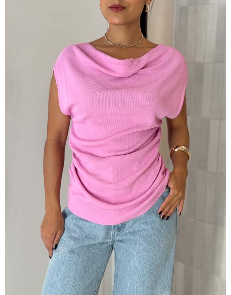 Blusa Tricot Light Úrsula Rosa