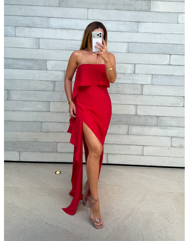 Vestido Tomara Que Caia Taylor Vermelho