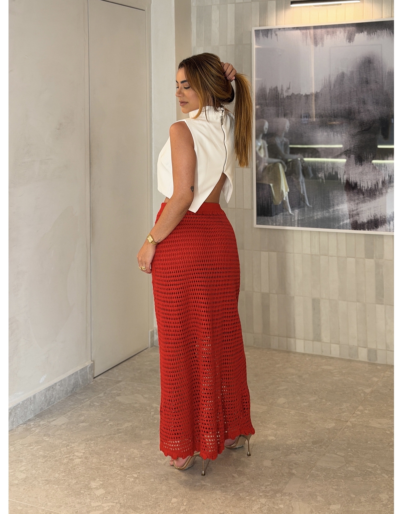 Blusa Alfaiataria Daiana Branco