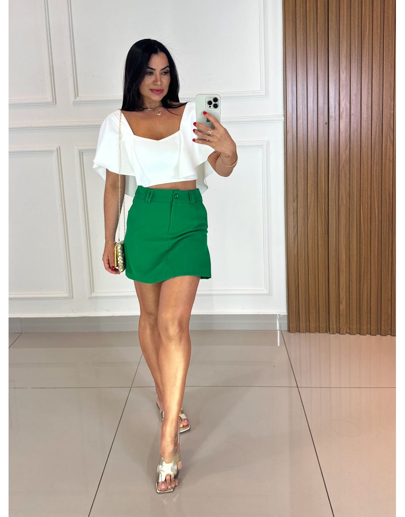 Short Saia Liz Verde