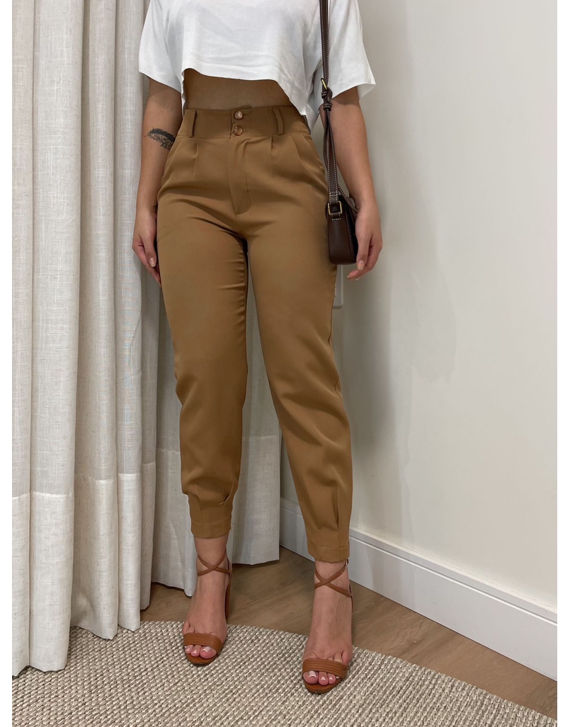Calça Alfaiataria Luna Capuccino 