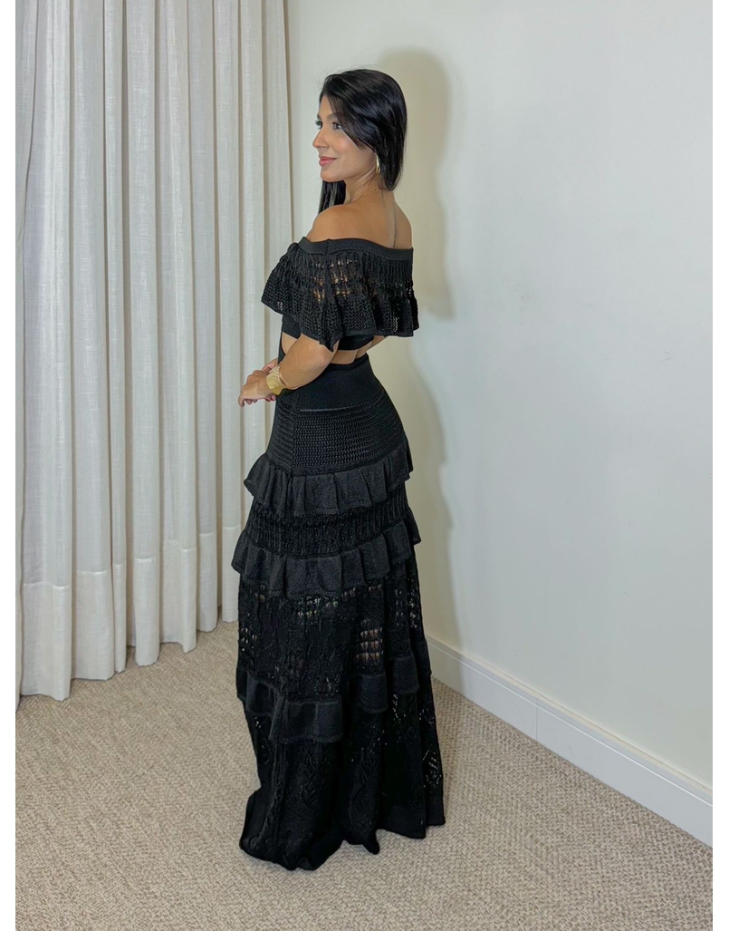 Vestido Tricot Nay Preto