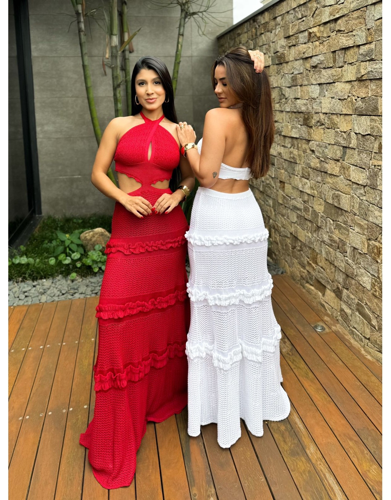 Vestido Tricot Lidi Vermelho 