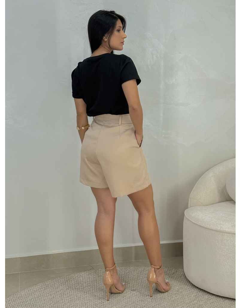 Short Alfaiataria Chloe Nude