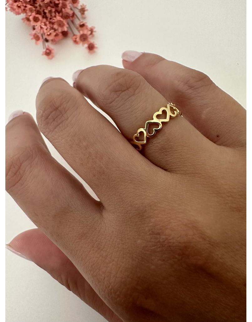 Anel Love Ouro 18k