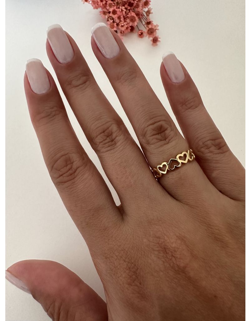 Anel Love Ouro 18k