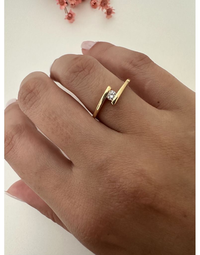 Anel Aurora Em Ouro 18k