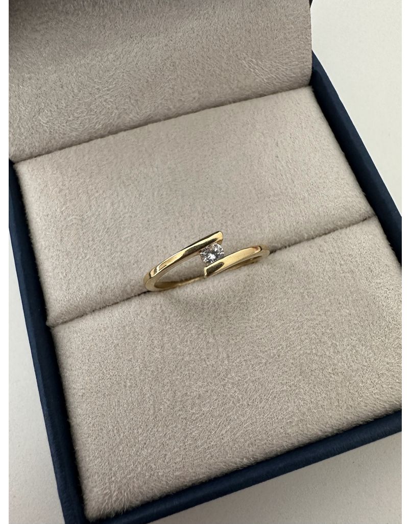 Anel Aurora Em Ouro 18k