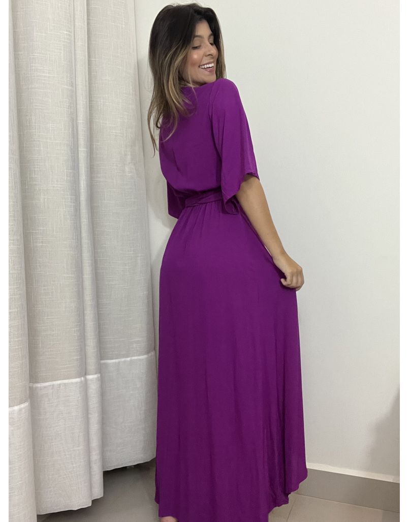 Vestido Cora Envelope Fúcsia