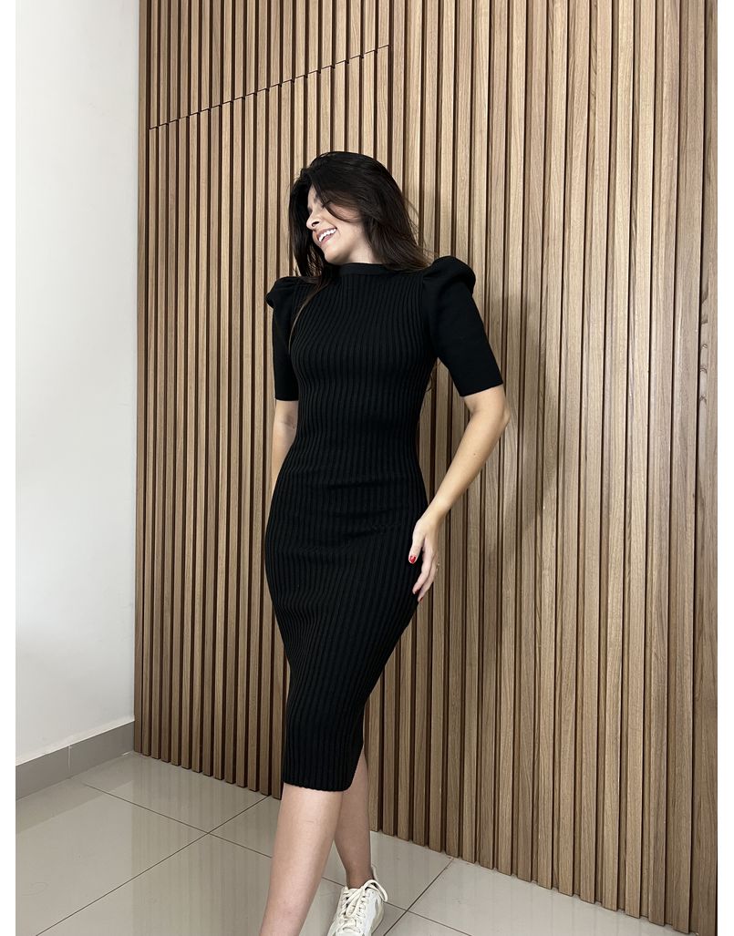 Vestido Isis Modal Preto - IZABELA ROSA