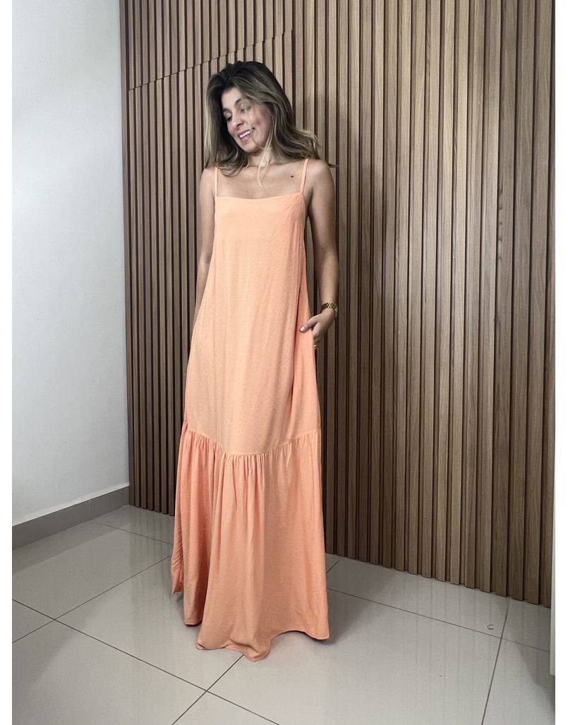 Vestido Celine Laranja