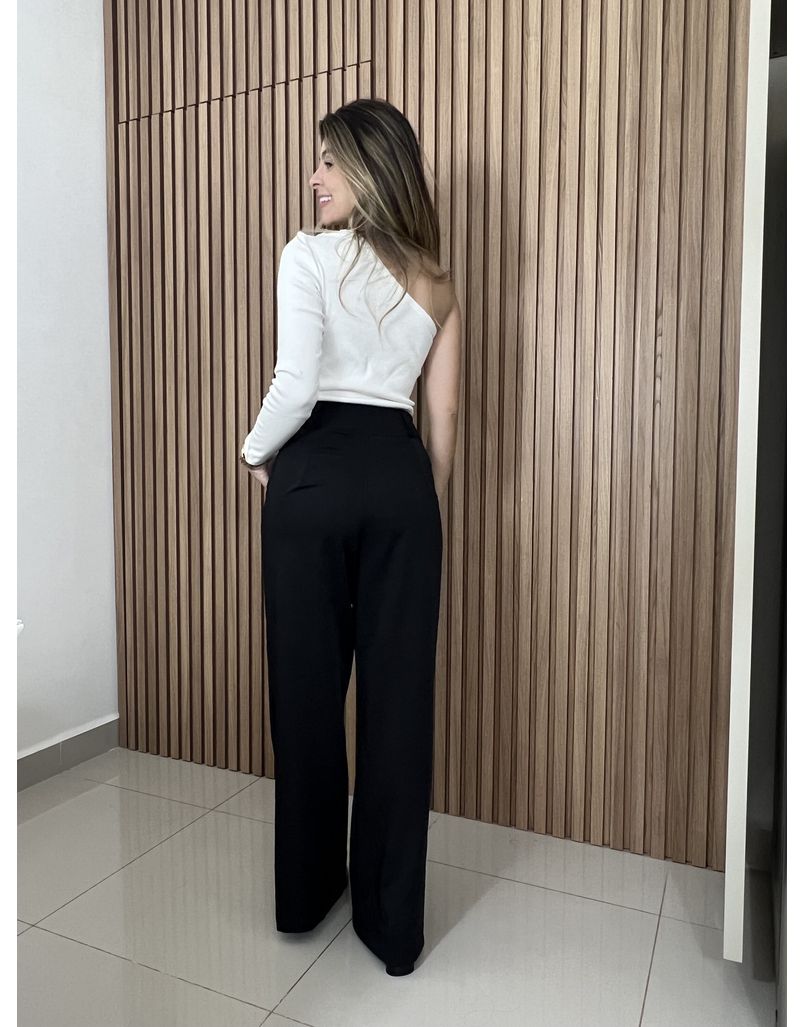 Calça Pantalona Alfaiataria Preta