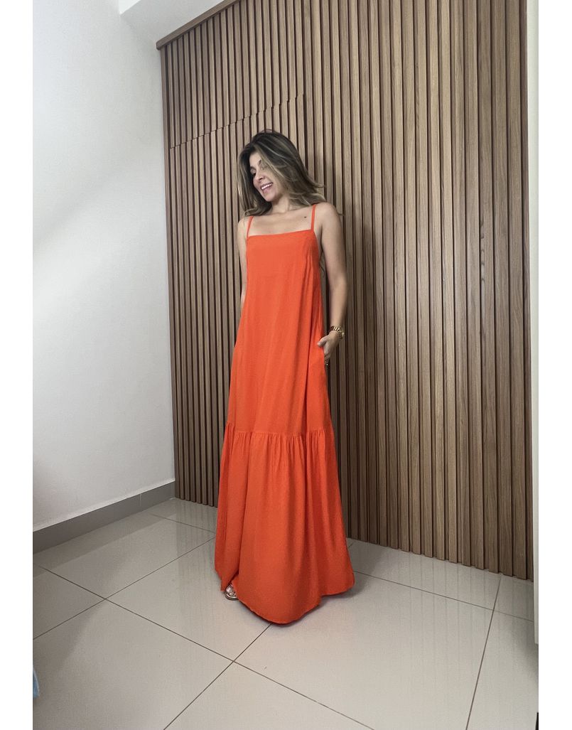 Vestido Celine Coral - IZABELA ROSA