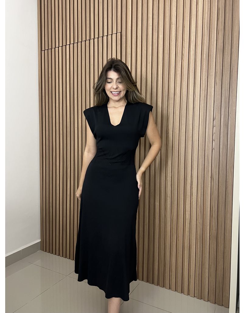 Vestido Modal Preto - IZABELA ROSA