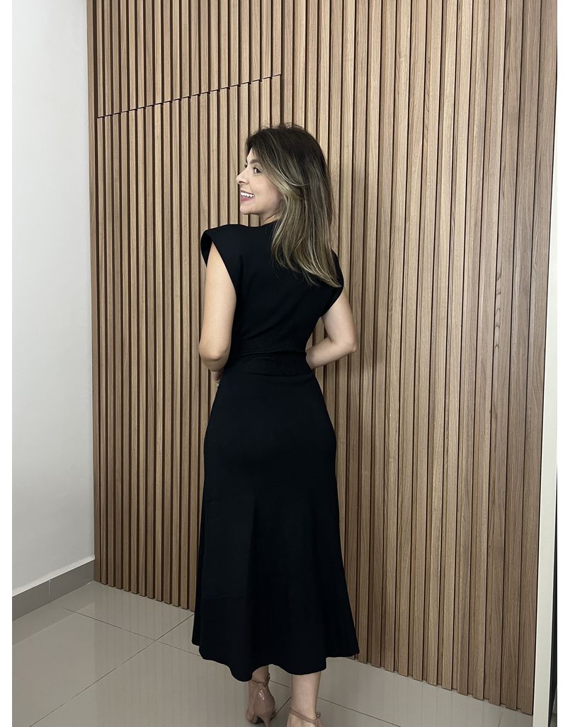 Vestido Modal Preto