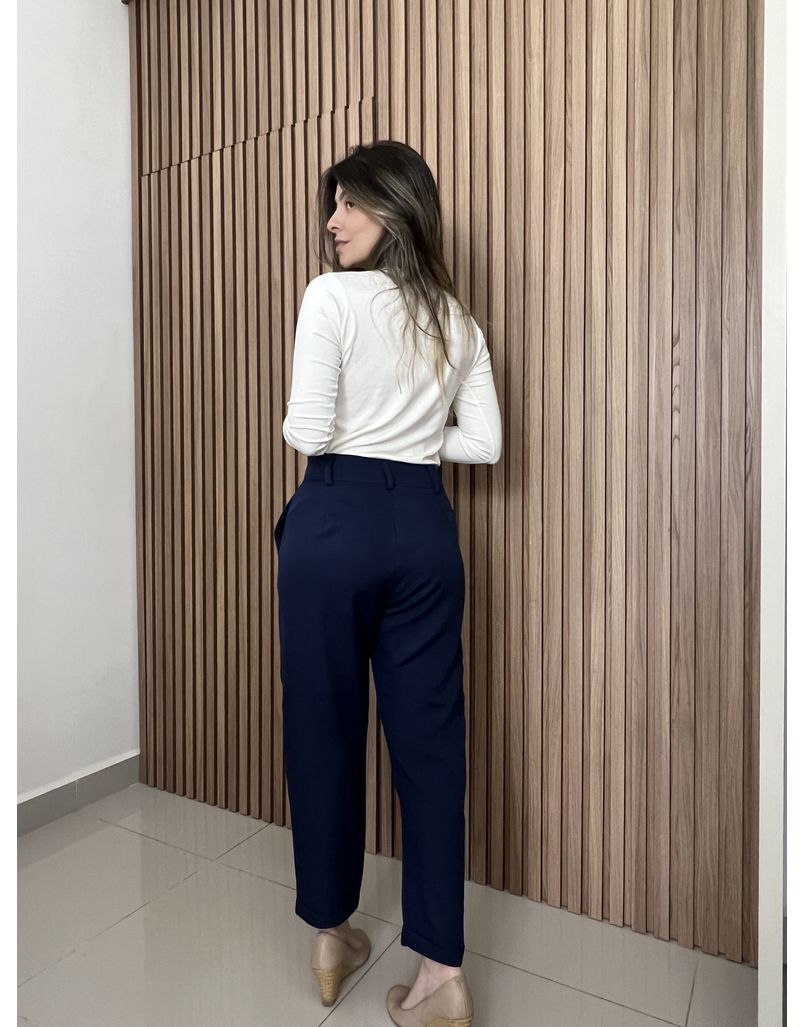 Calça Alfaiataria Azul Marinho