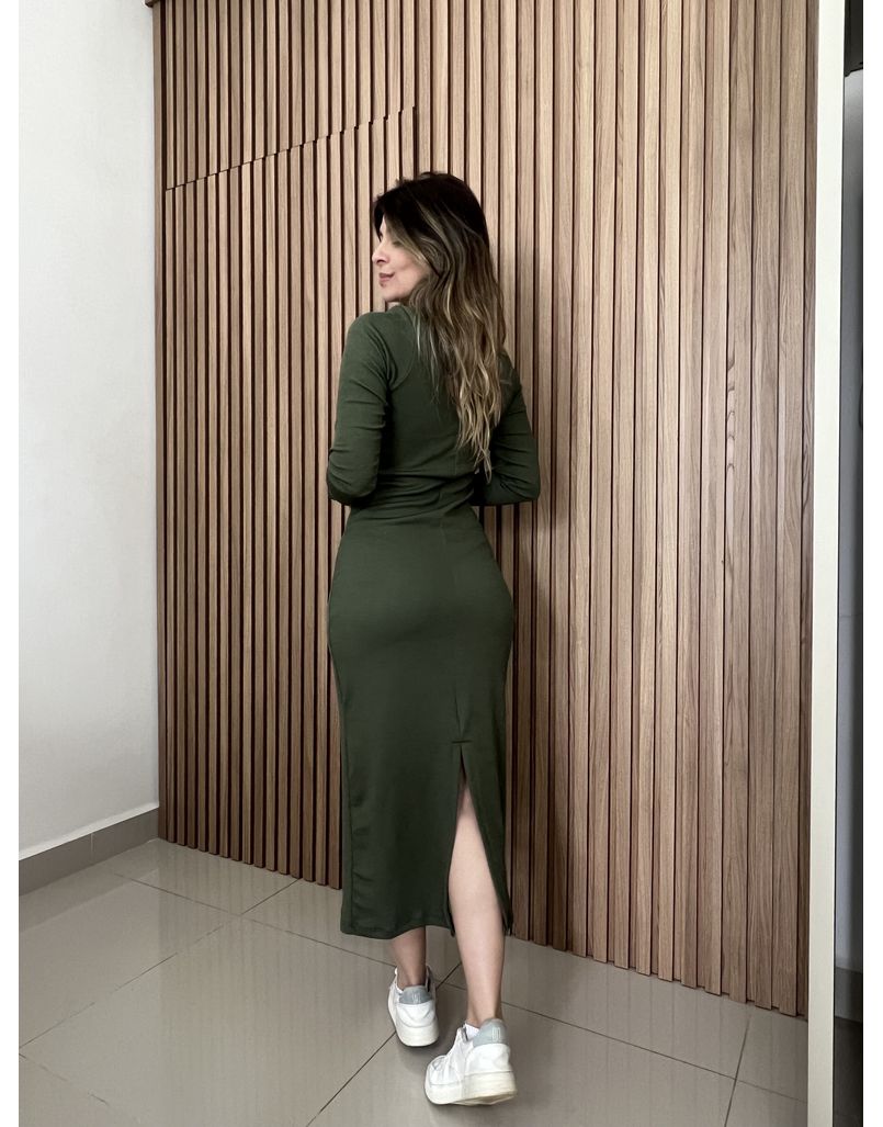 Vestido Luiza Verde Musgo