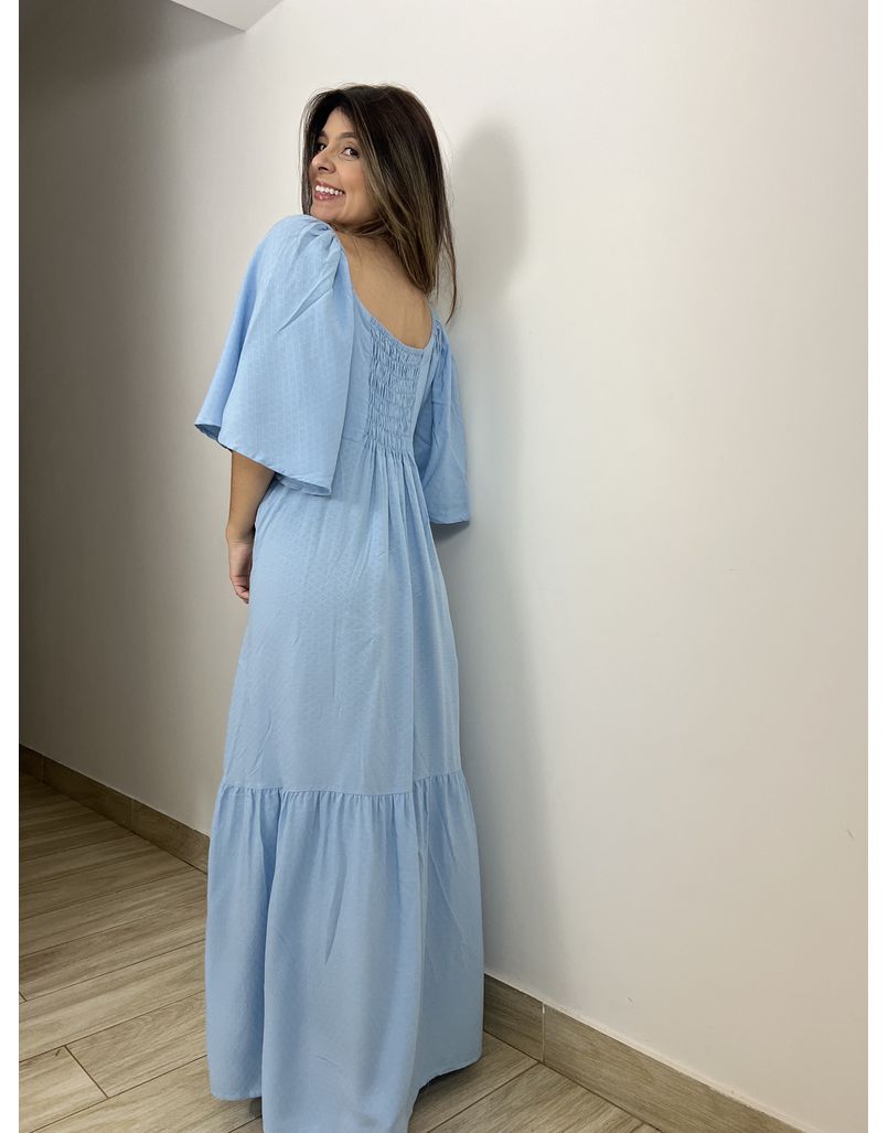 Vestido Valentina Azul Claro