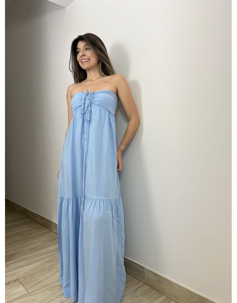 Vestido Cloe Azul Claro - IZABELA ROSA