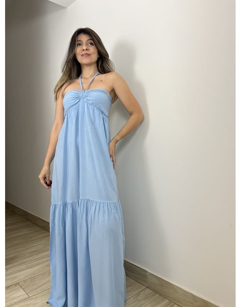 Vestido Cloe Azul Claro