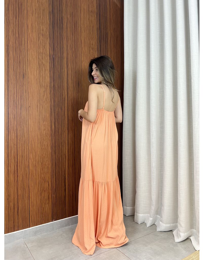 Vestido Celine Laranja