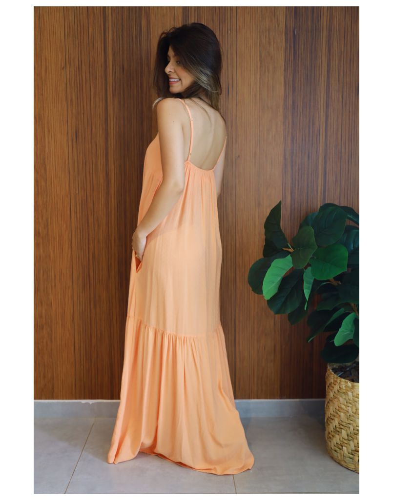 Vestido Celine Laranja