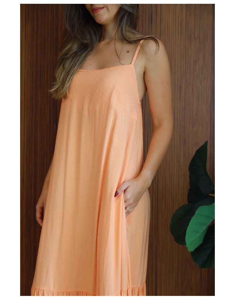 Vestido Celine Laranja