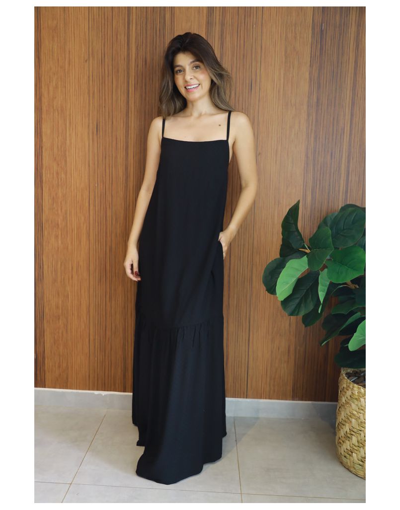 Vestido Celine Preto - IZABELA ROSA